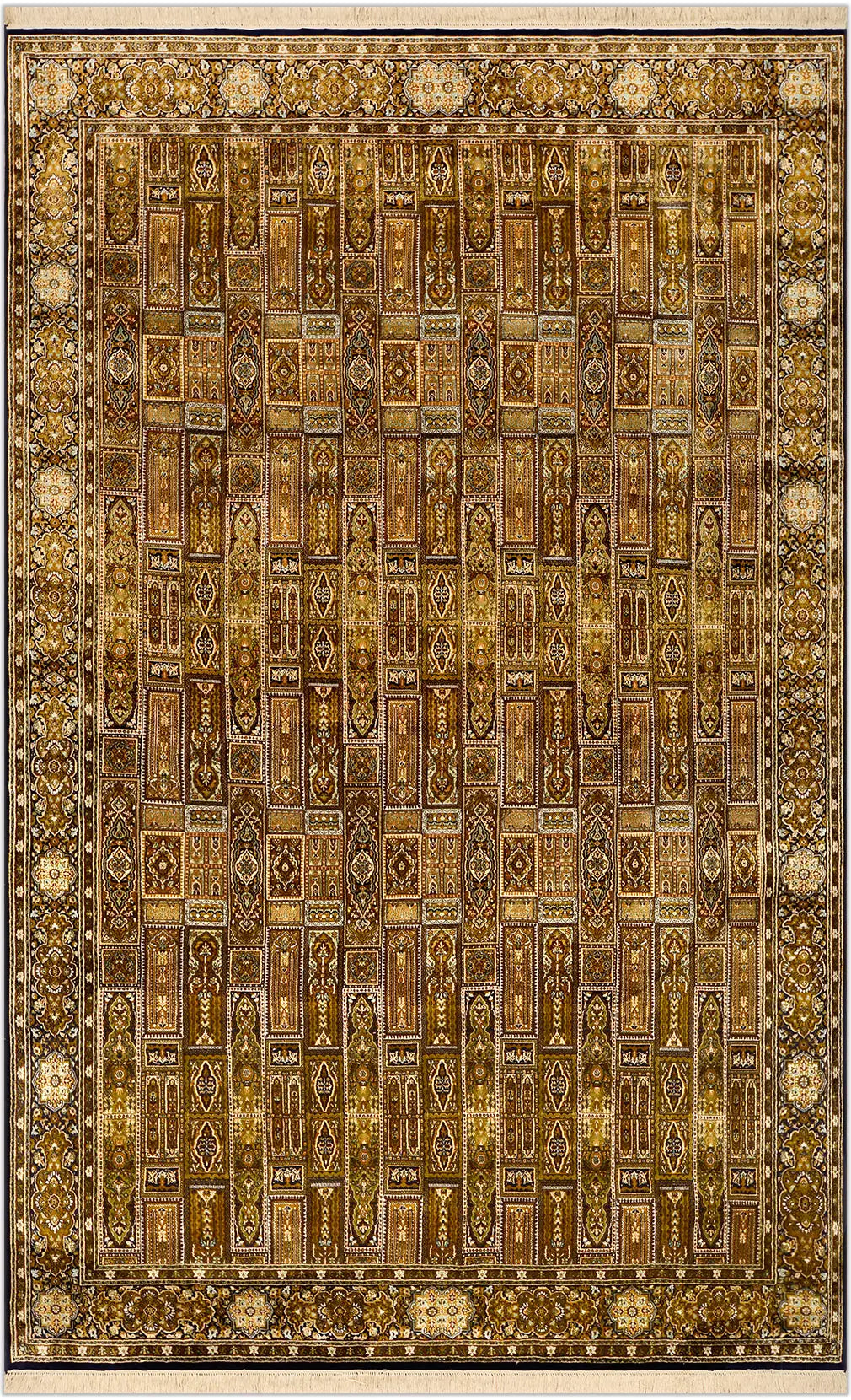 Amber Mosaic Silk