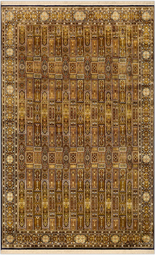 Amber Mosaic Silk